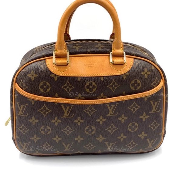 Authentic LOUIS VUITTON Monogram Trouville Bag - Picture 3 of 11